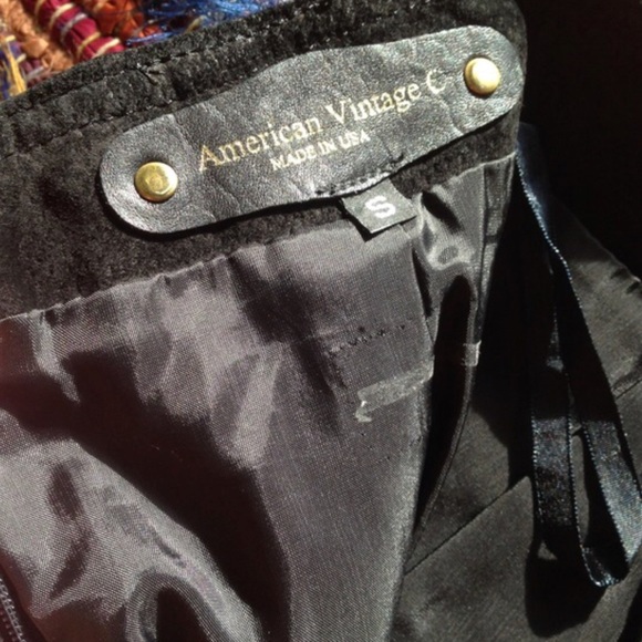 Vintage Suede Fringe Skirt - Picture 5 of 7